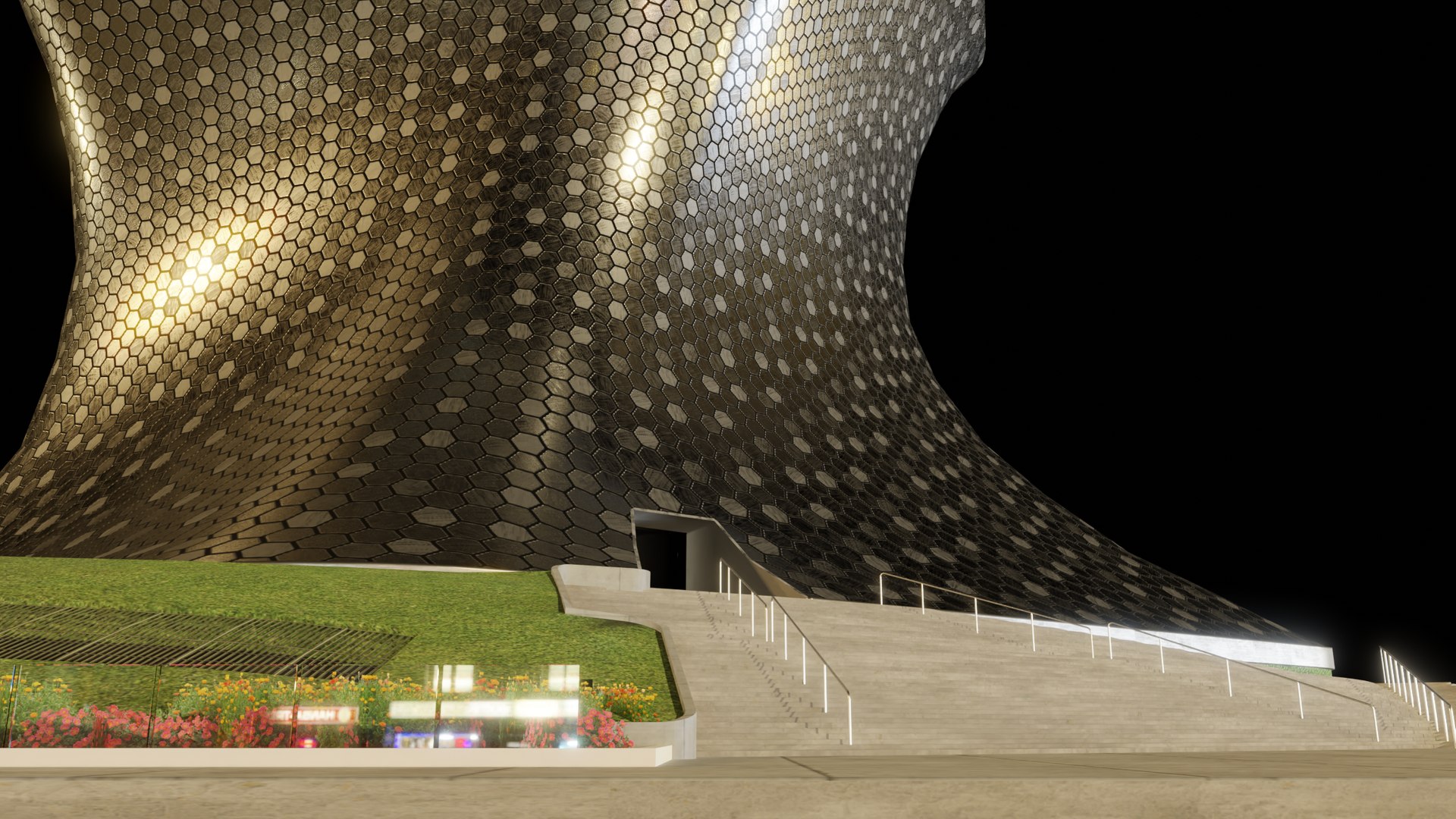 Plaza Carso, Museo Soumaya. 3D model https://p.turbosquid.com/ts-thumb/6v/NiDIOH/17/soumaya_10/png/1618699623/1920x1080/fit_q87/fcac370a47c6924266df02cb25c827c90d9bce4b/soumaya_10.jpg