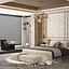 3D modern bedroom model