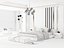 3D modern bedroom model