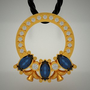 3d model gold jewels jewellery