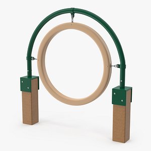 Hanging Ring for Dog Training Park 3D