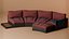 Gebogene Couch
