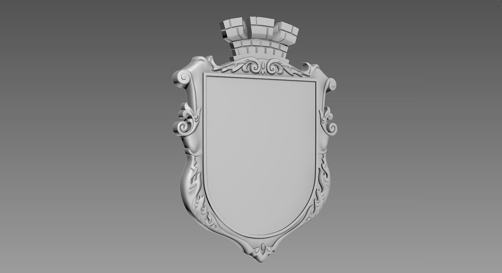 Coat Of Arms Emblem 3D Model - TurboSquid 2126720