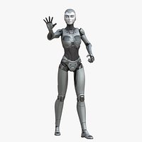 Cyber Girl Robot