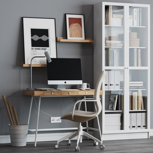 3D Ikea Office Workplace 1 model - TurboSquid 1822928