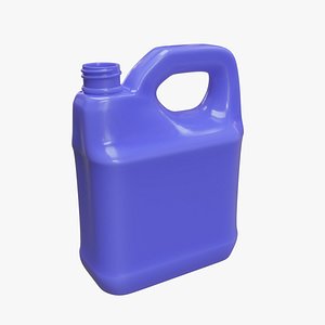 Blue Plastic Oil Can Bottle F Style