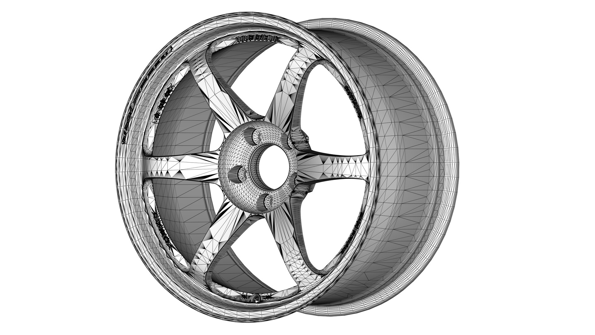 3D Volk RAYS Racing TE37SL Black Edition III - TurboSquid 2179220