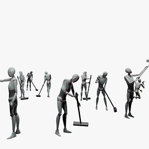 Worker animations - Motion Cast08 Vol1