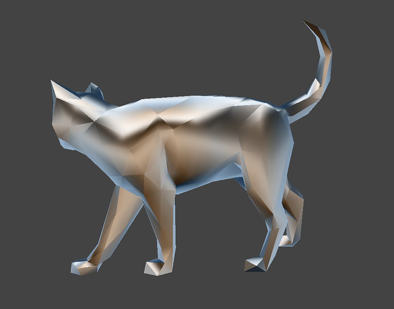 Cat 3D Print Model Geometric 3D Model - TurboSquid 2373103