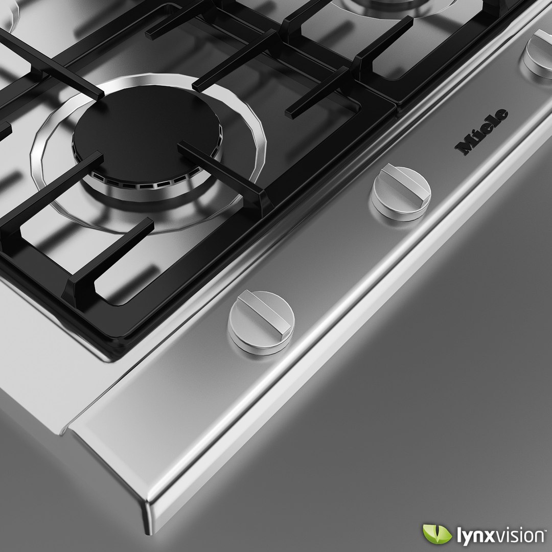 Gas Hob Miele 3d Obj