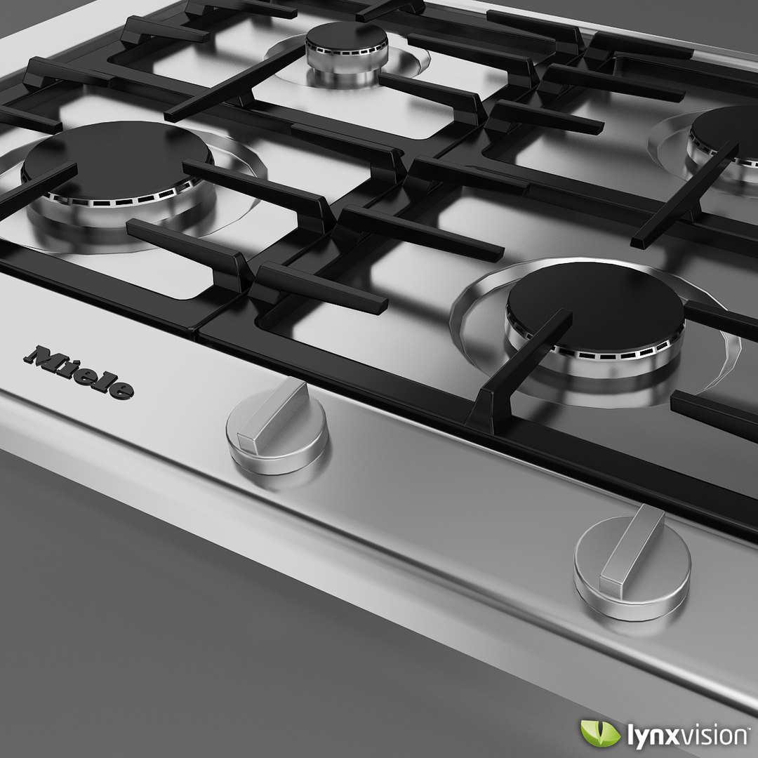 Gas Hob Miele 3d Obj