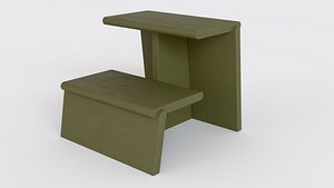3D Jut Step Stool