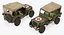 Jeep Willys 1944 Modelo 3D de ambulancia convertible