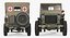 Jeep Willys 1944 Modelo 3D de ambulancia convertible