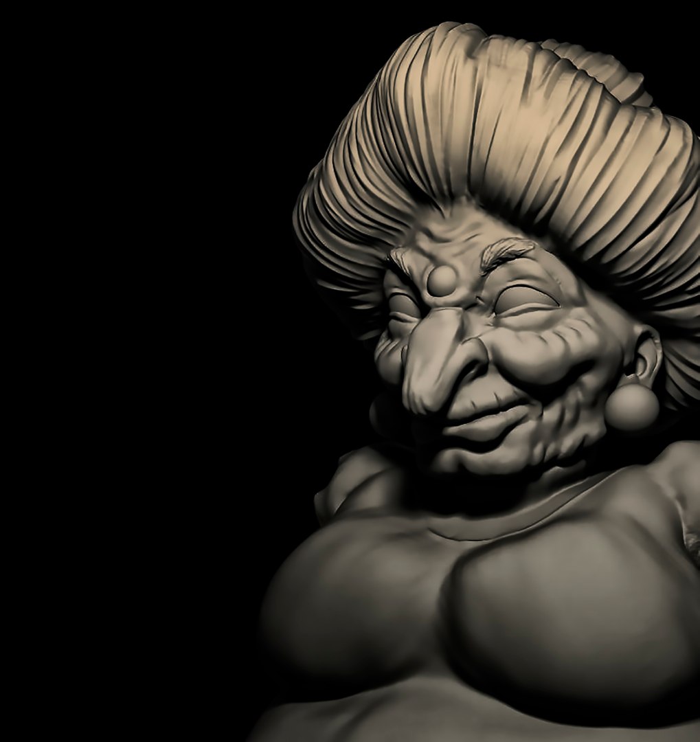3D Model YUBABA SPIRITED AWAY-STUDIO GHIBLI-FANART VIAJE DE CHIHIRO ...