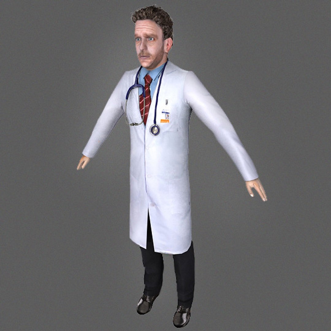 3d Doctor Rigged