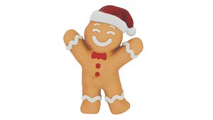 Gingerbread Man Static 3D model