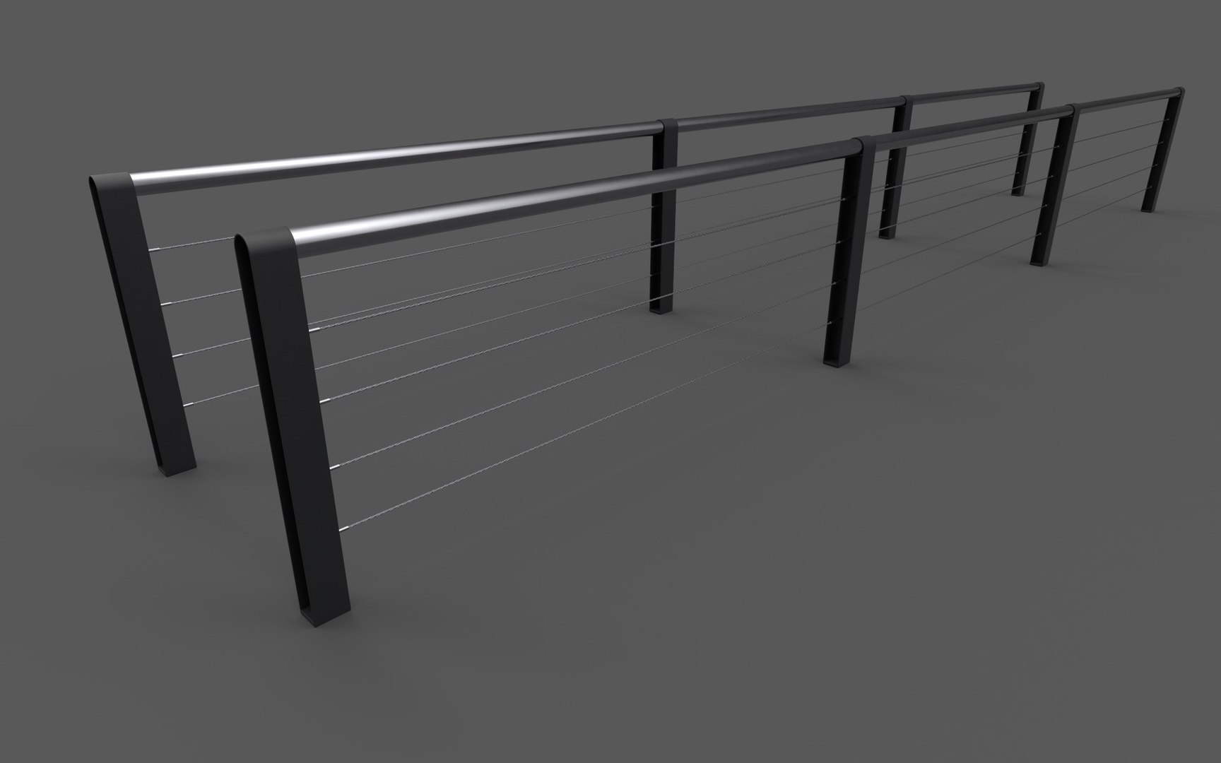 Modular City Railing Model - TurboSquid 2231970