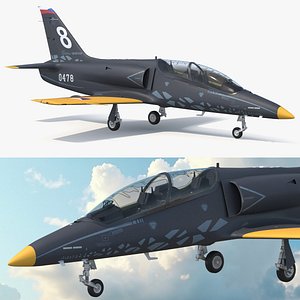 Czech Aero L-39 Skyfox Trainer Jet Rigged