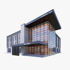 public building 3D model
