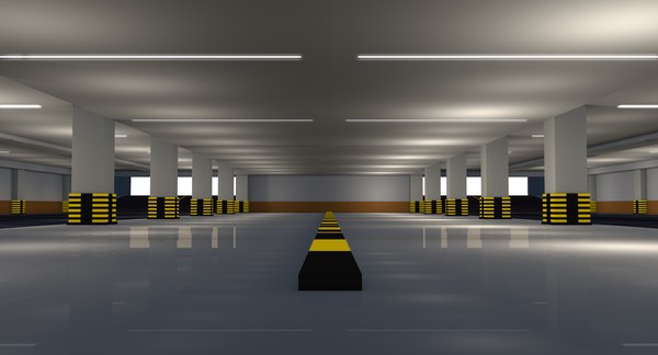 Espaço de estacionamento de caminhões Modelo 3D $85 - .ma .unknown