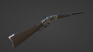 3D model 1873 Winchester Rifle