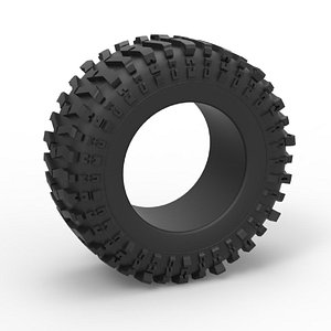 Offroad tire 131 Scale 1 to 25