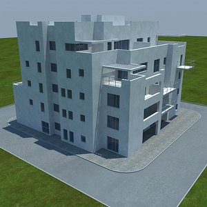 3d model buildings 4