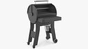 BBQ Smoker Grill without Food