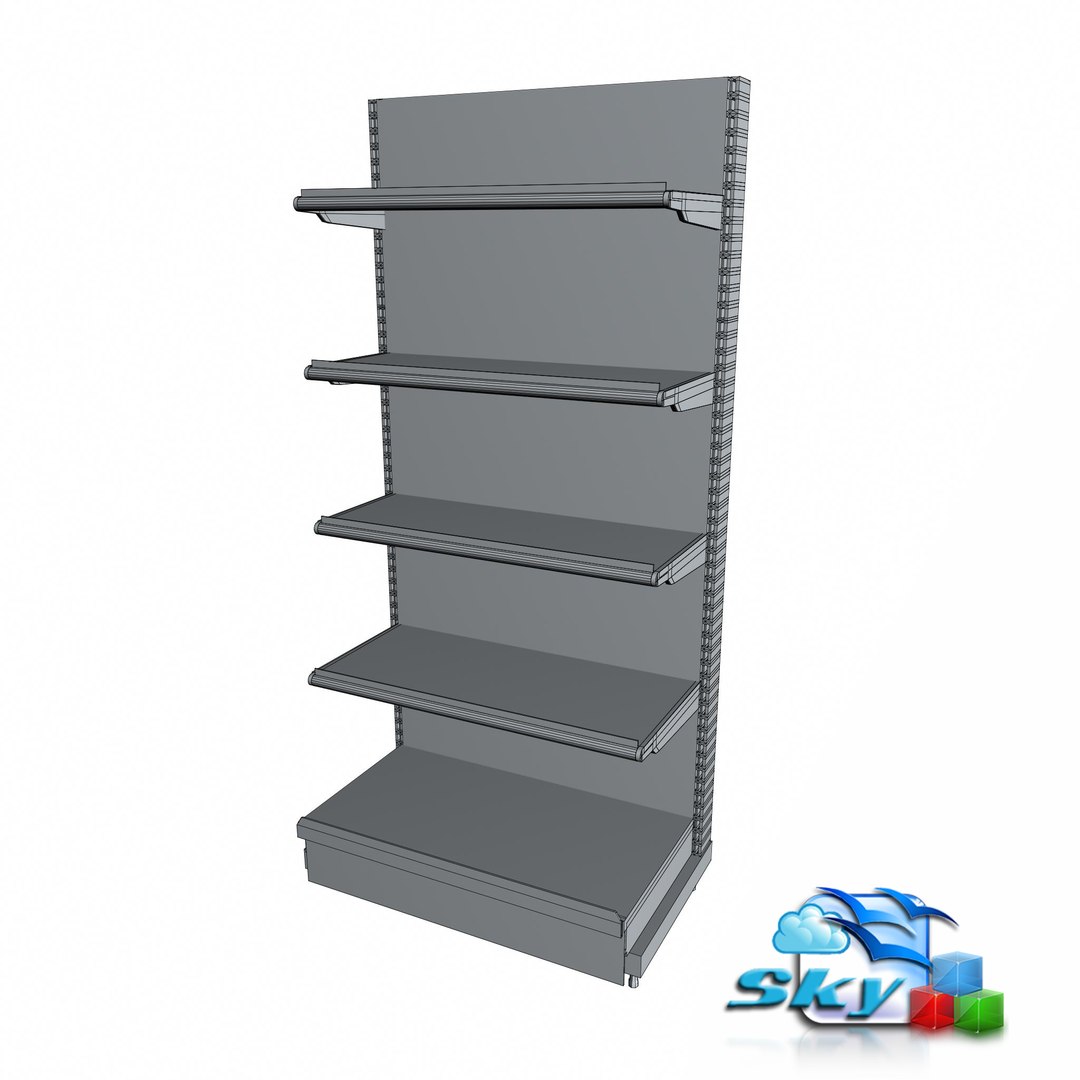 Product Caps End Racks 3d Model