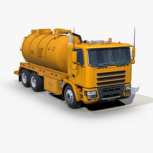 3D model Vacuum truck