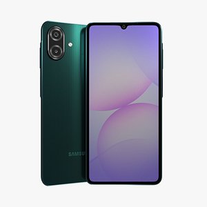 Samsung Galaxy A07 4G Dark  Green 3D model