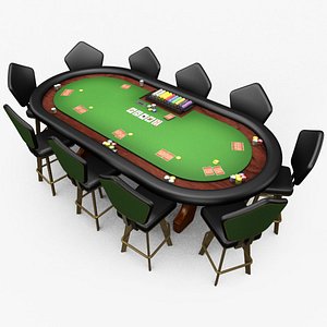 3d casino poker table -