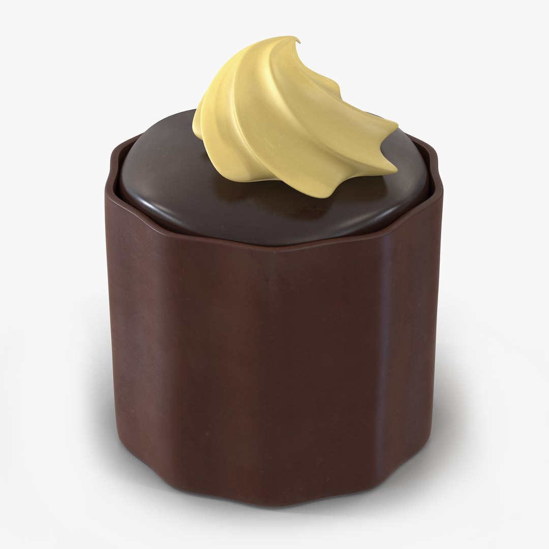 Chocolate Candy 2 3D Model 3D model preview