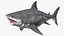 3D model Ancient Megashark Rigged for Modo