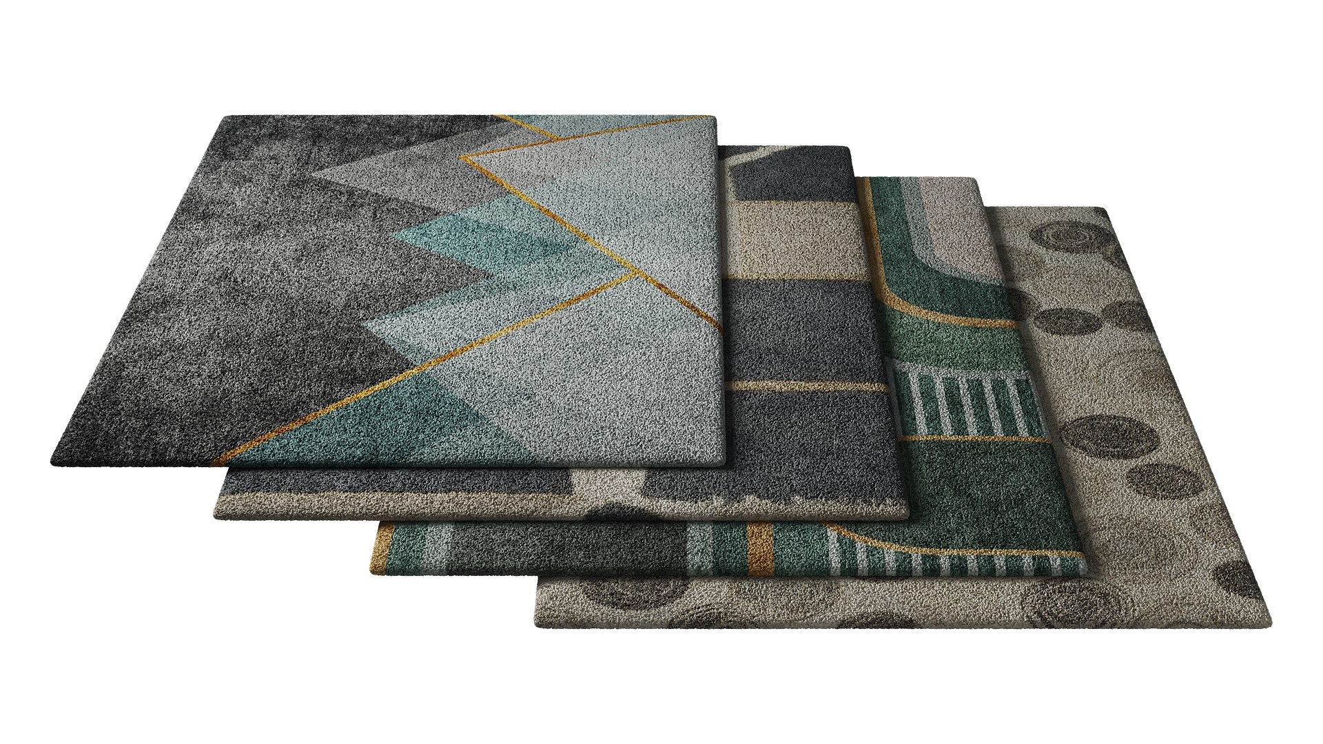 3D Rug Set 20 - TurboSquid 2284385