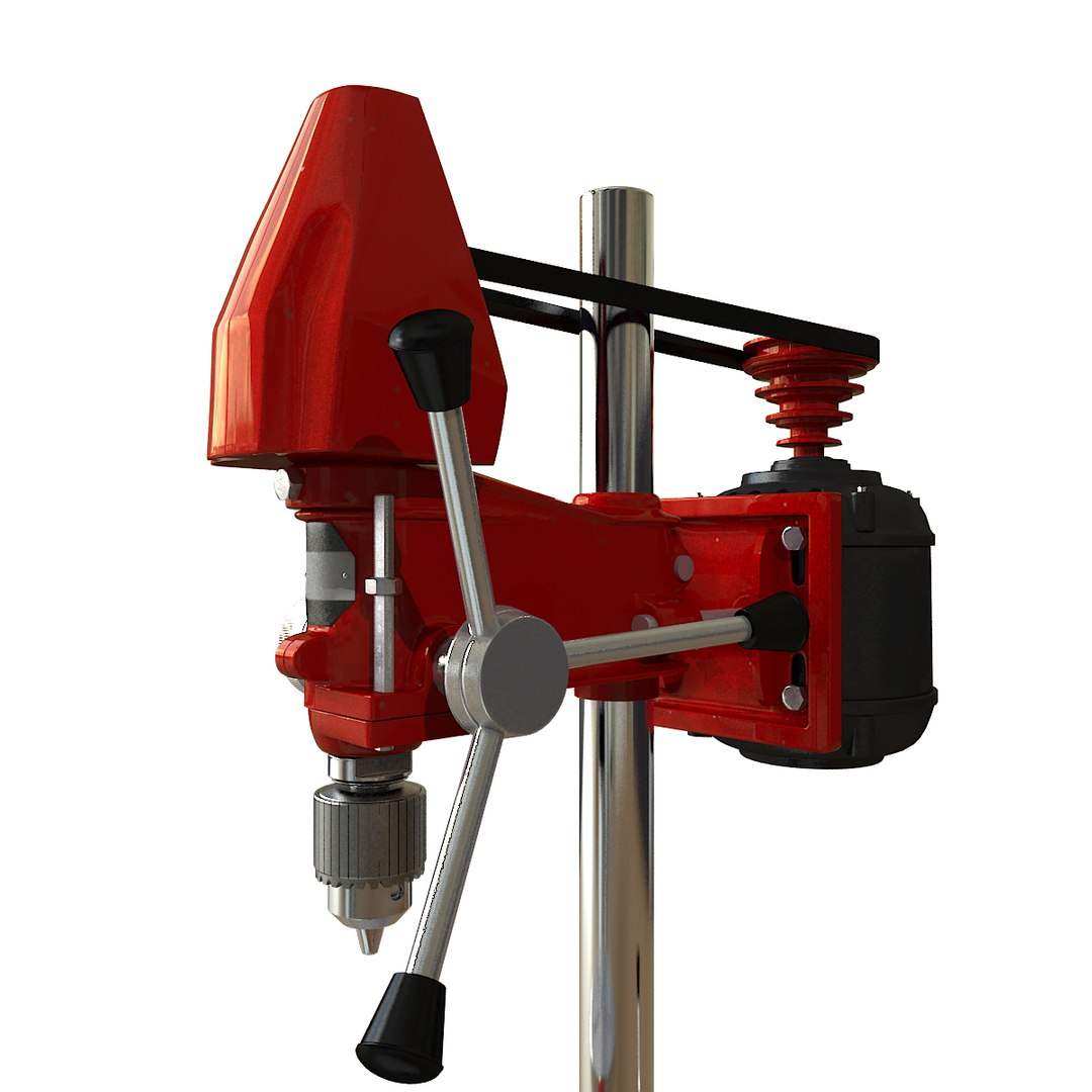 Bench Drill 3D Model - TurboSquid 1307783