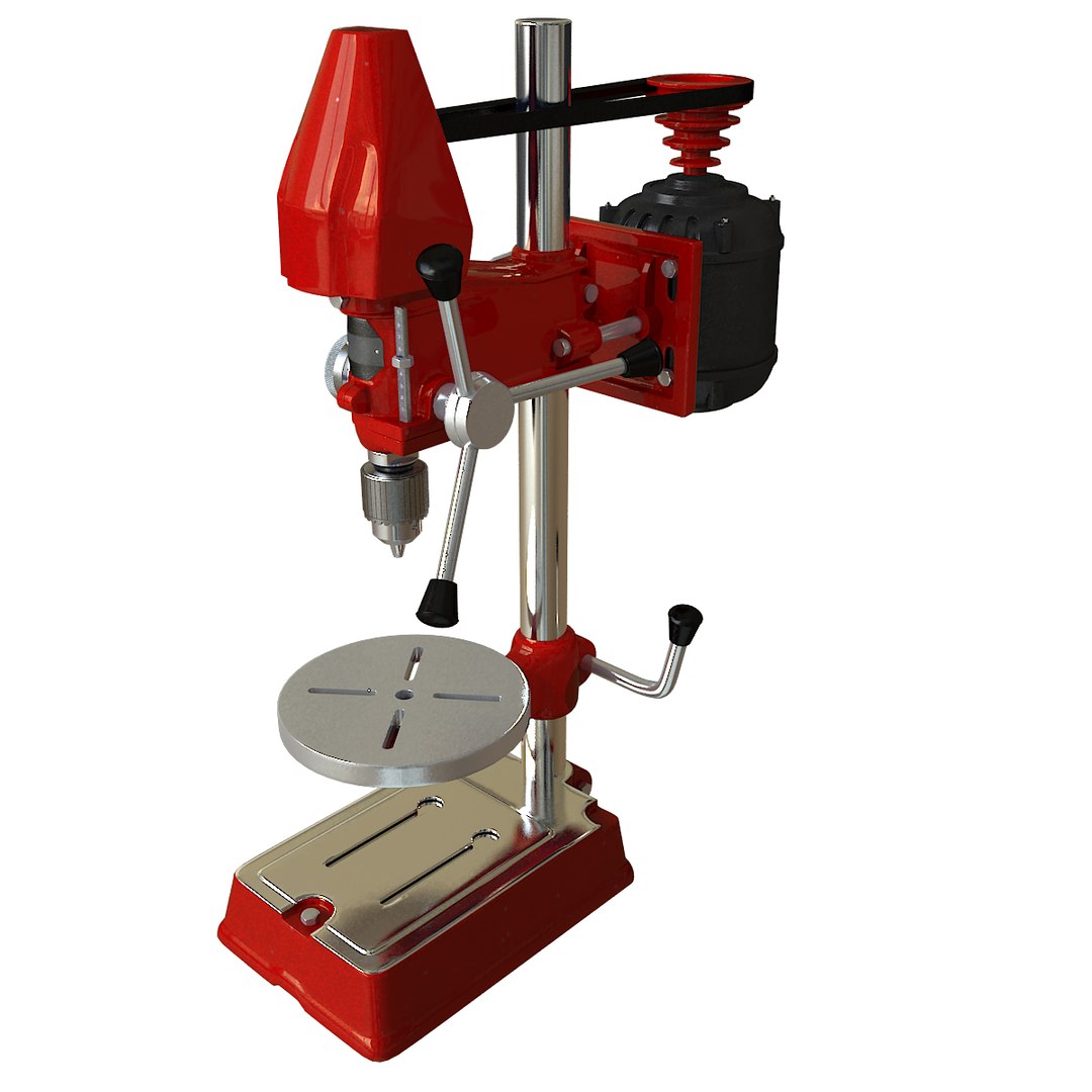Bench drill 3D model TurboSquid 1307783