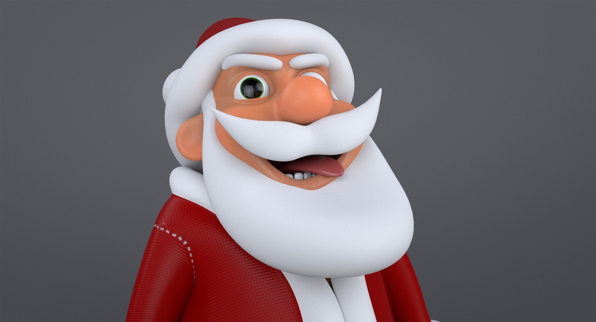3D Cartoon Santa Claus Rigged Model - TurboSquid 1418194