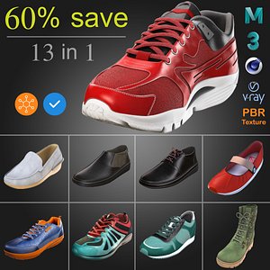 3D shoe pack model