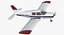 3D model private aircraft piper pa-28