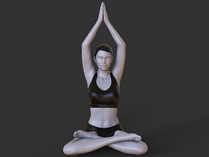 Yoga Pose - Seated mountain pose