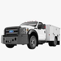 Ford F450 Enclosed Utility Truck 01