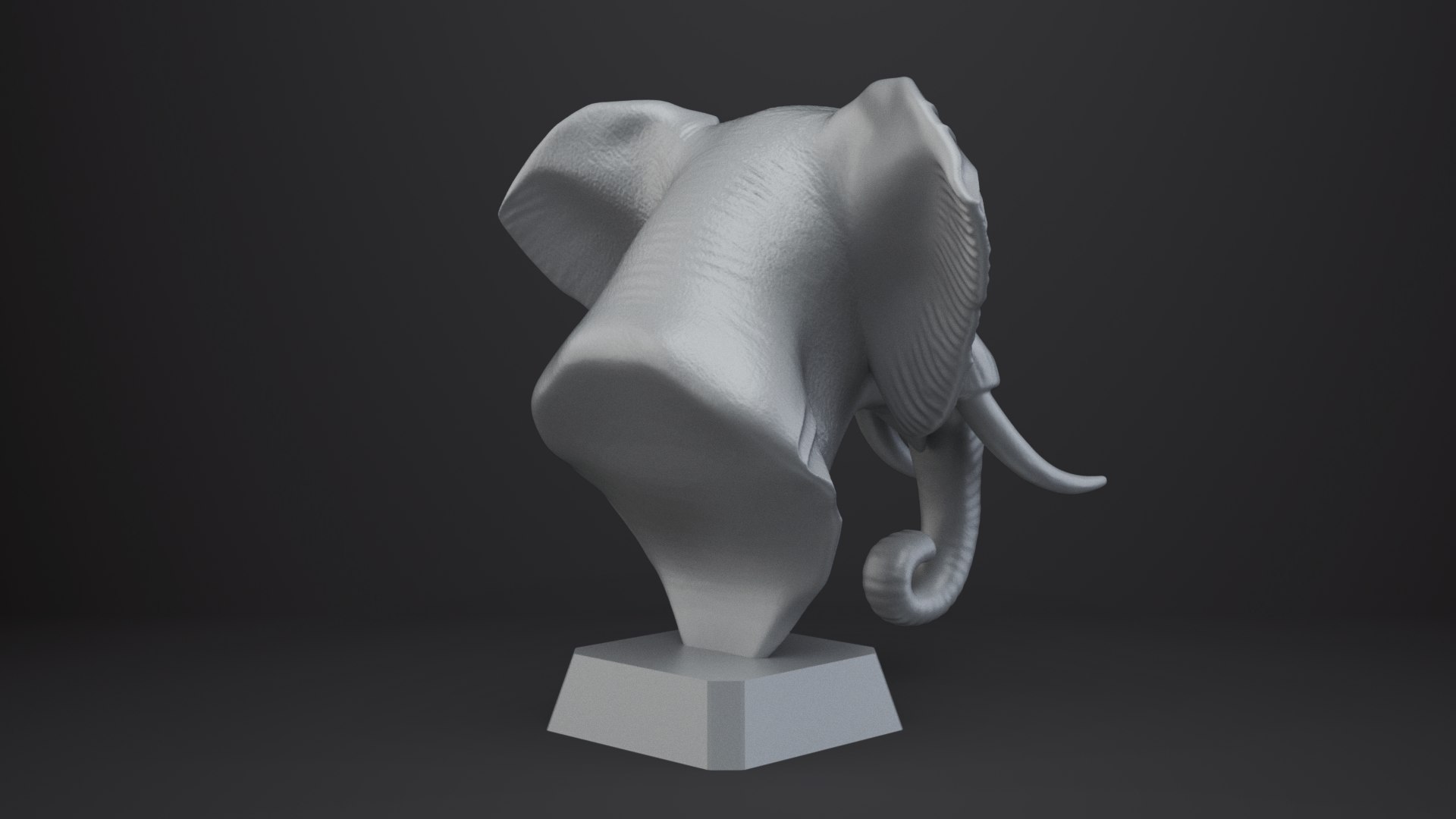 Elephant Bust - Animal Figurine model https://p.turbosquid.com/ts-thumb/6w/KpIGkP/91/006/png/1762837736/1920x1080/fit_q87/28b99c87f3fe59d742e8f6ad8129e0bb8275d132/006.jpg