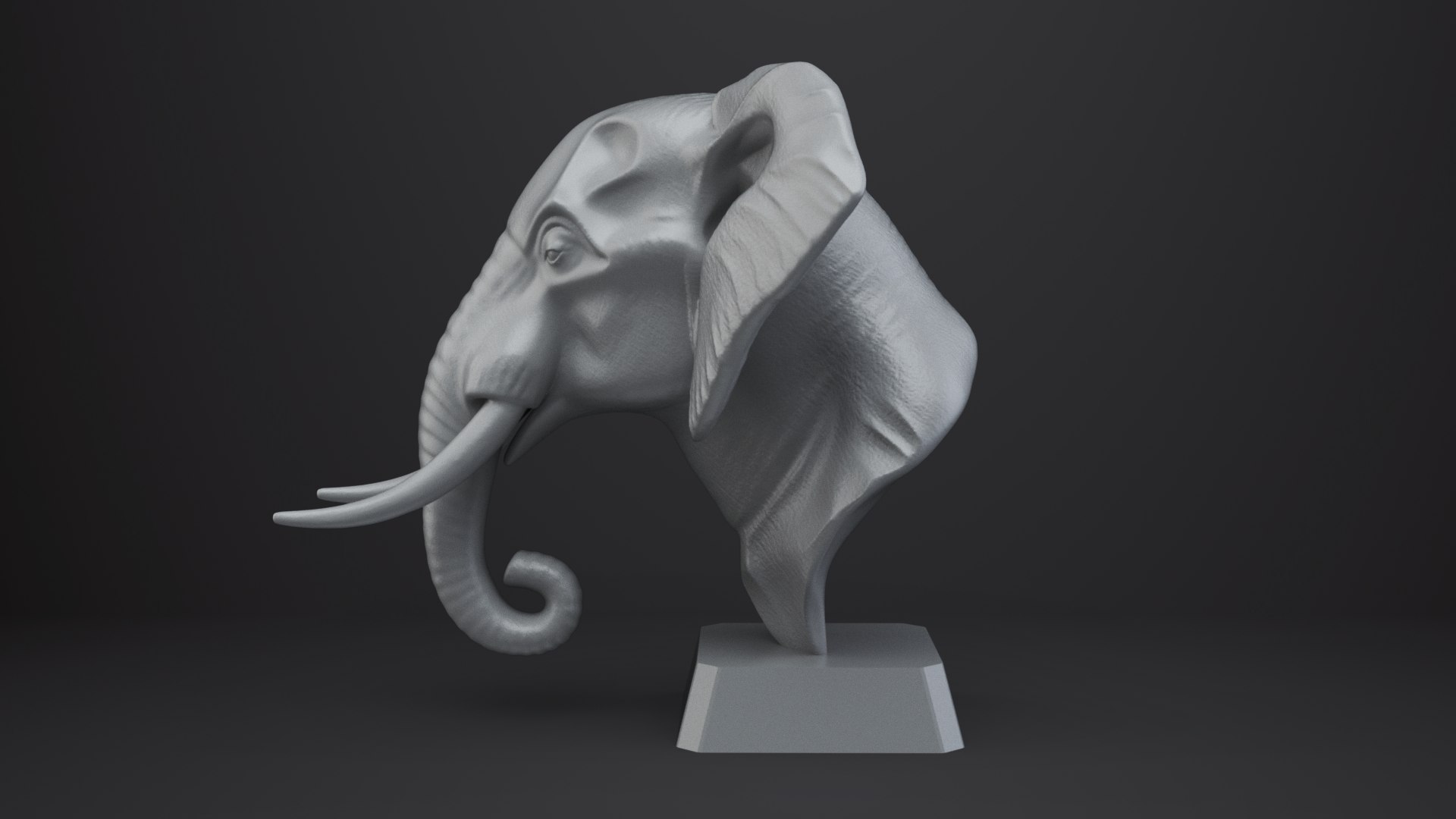 Elephant Bust - Animal Figurine model https://p.turbosquid.com/ts-thumb/6w/KpIGkP/yb/003/png/1762837734/1920x1080/fit_q87/03719da4817d8898c908655365b67195645d0271/003.jpg