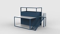Mild Steel Portable Shop 3D model