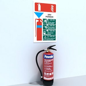 3d powder extinguisher
