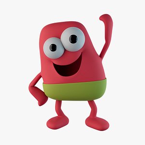 3D Cucu Rigged Cartoon Character