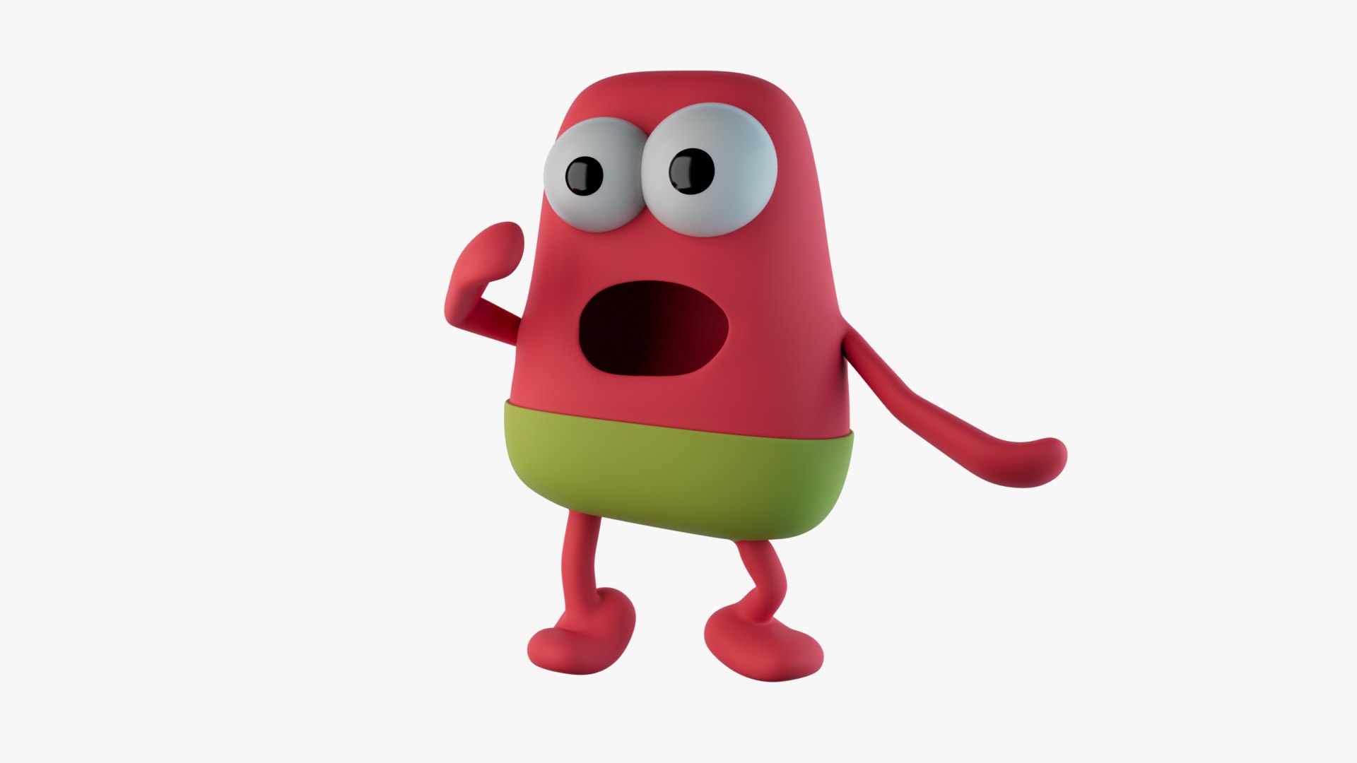 3D Cucu Rigged Cartoon Character - TurboSquid 2120756