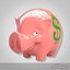 piggy bank 3d model